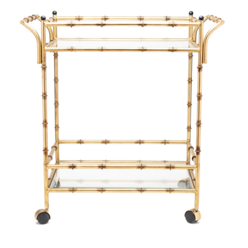 Antique Gold Tea Cart